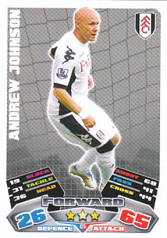 Andrew Johnson Fulham 2011/12 Topps Match Attax #125